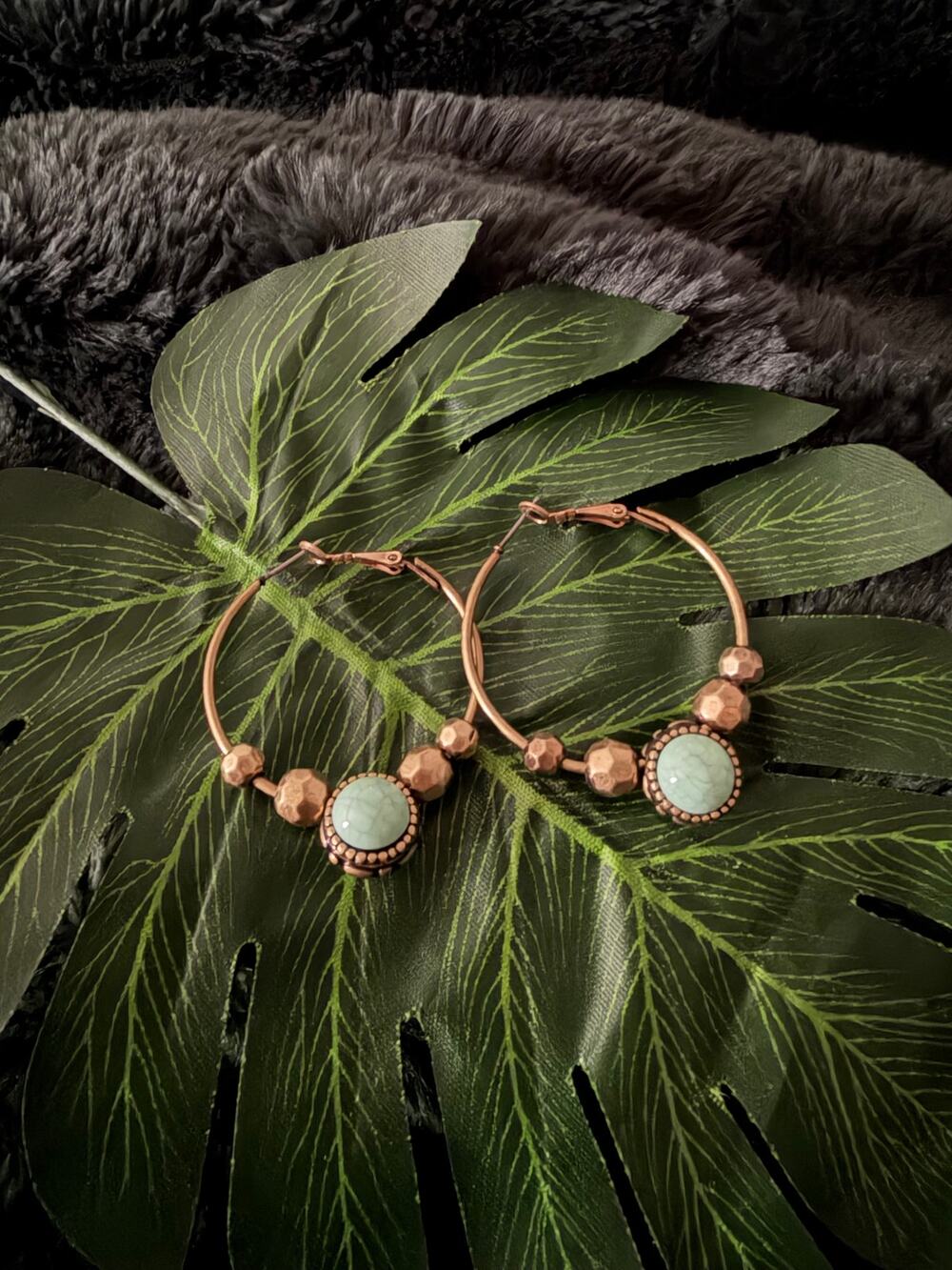 BOGO FREE Lane Bryant Stone hoop earrings